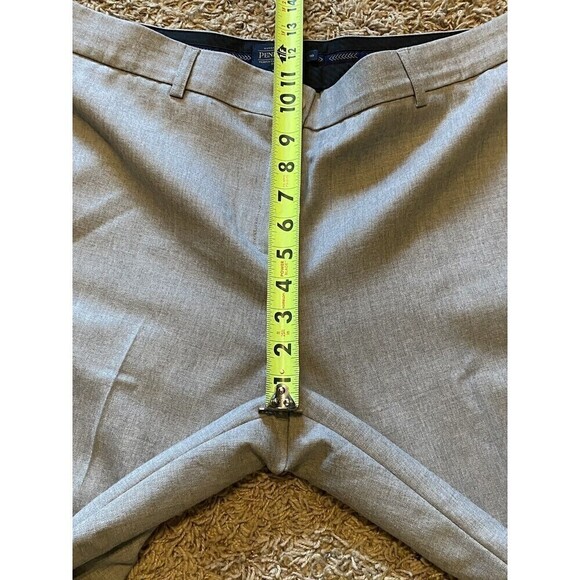 Pendleton Pants Womens Size 16 100% Virgin Wool Gray High Rise Made in USA Slack - Picture 6 of 10